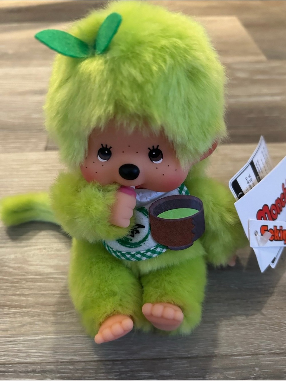 Monchhichi Green Tea limited model matcha tall big size 7”